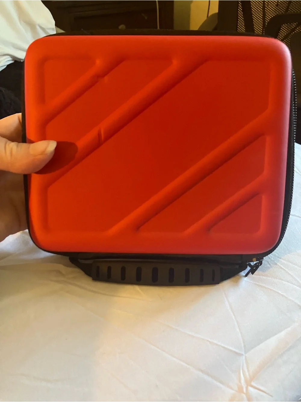 Nintendo 3DS Red Travel Carrying Case with Handle